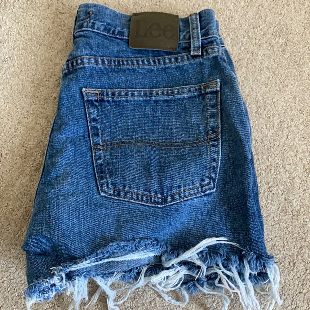 vintage lee cut shorts